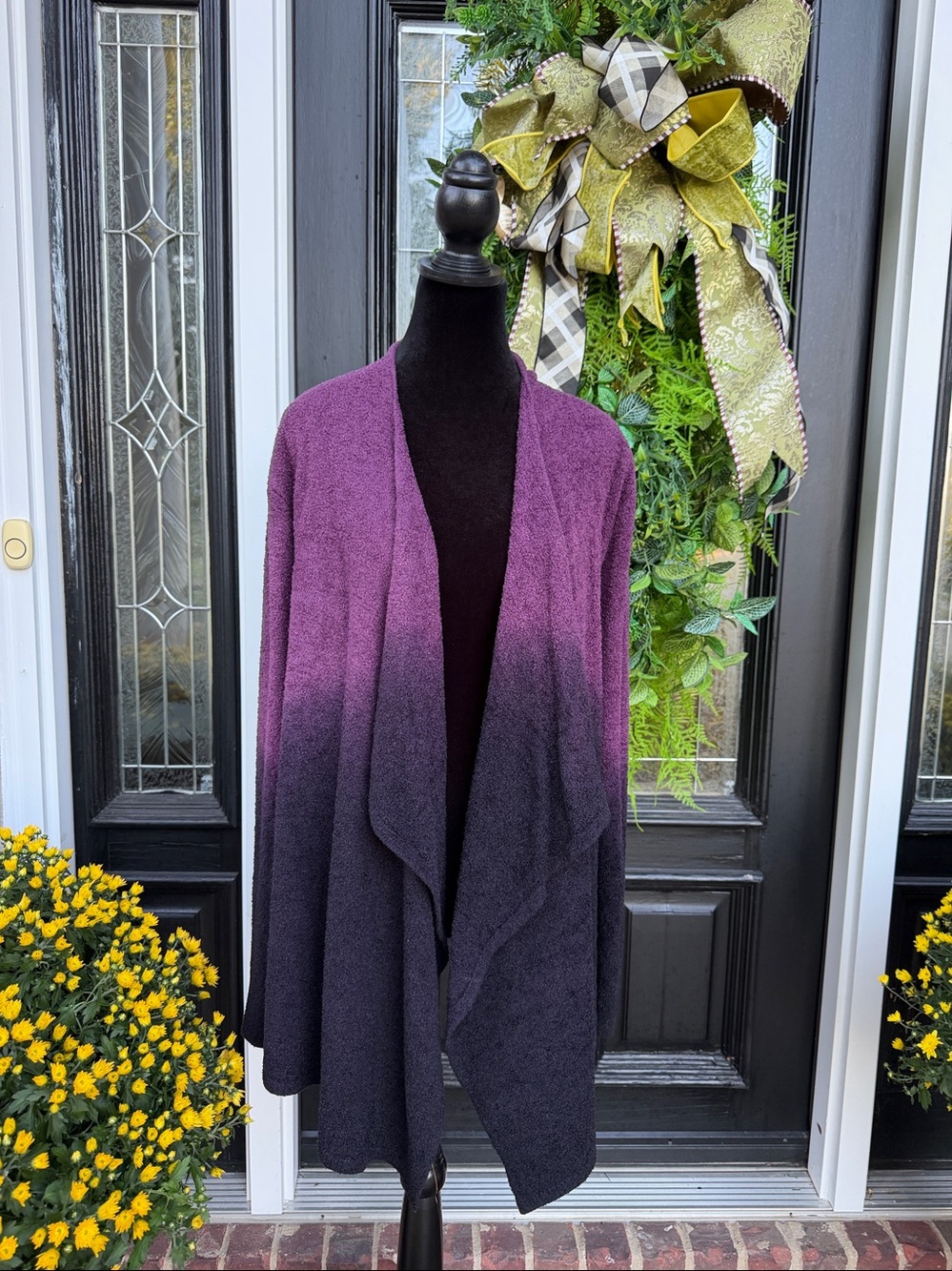 Barefoot Dreams cardigan 💜🖤